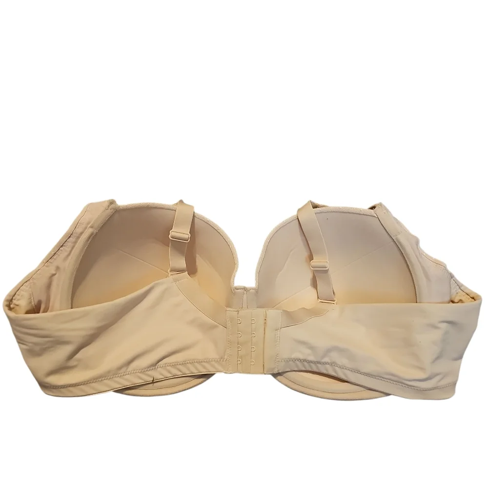 Soma Stunning Support Full Coverage Nude Underwire Bra Sz 44DD New_4